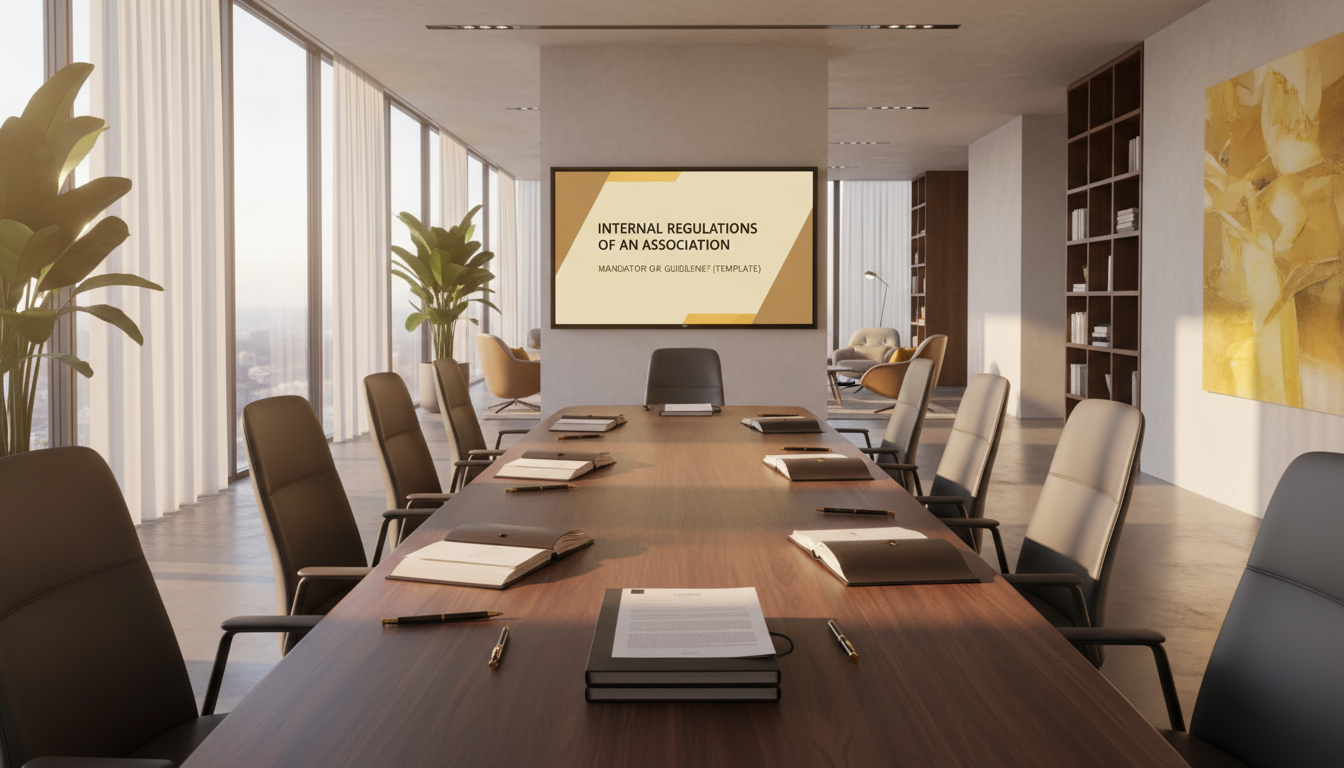 découvrez si le règlement intérieur d'une association est obligatoire, ses avantages, et téléchargez un modèle prêt à l'emploi pour structurer votre organisation.