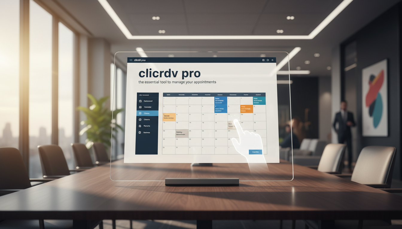 découvrez clicrdv pro, l'outil indispensable pour gérer facilement tous vos rendez-vous en ligne et optimiser votre planning professionnel.