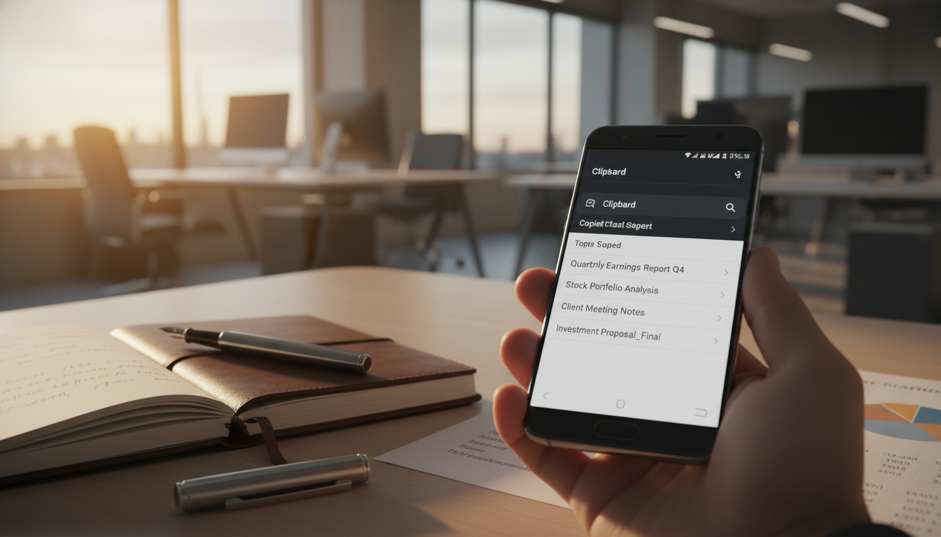 découvrez comment accéder et gérer efficacement le presse-papier sur votre appareil samsung pour mieux organiser vos copies et améliorer votre productivité.